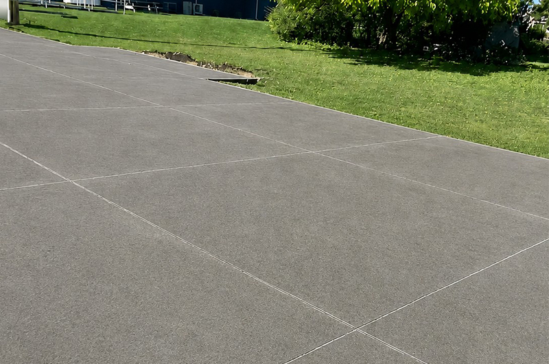 Concrete driveway and parking area in Elkhart Indiana by Marc Todd Concrete
