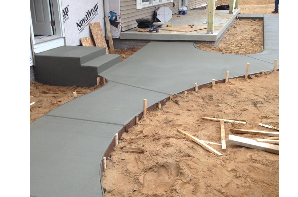 image of concrete layer in michiana