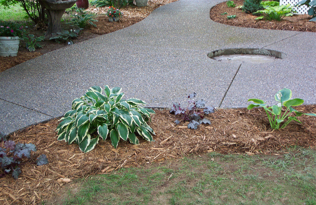 concrete contractor marc todd concrete poured sidewalk