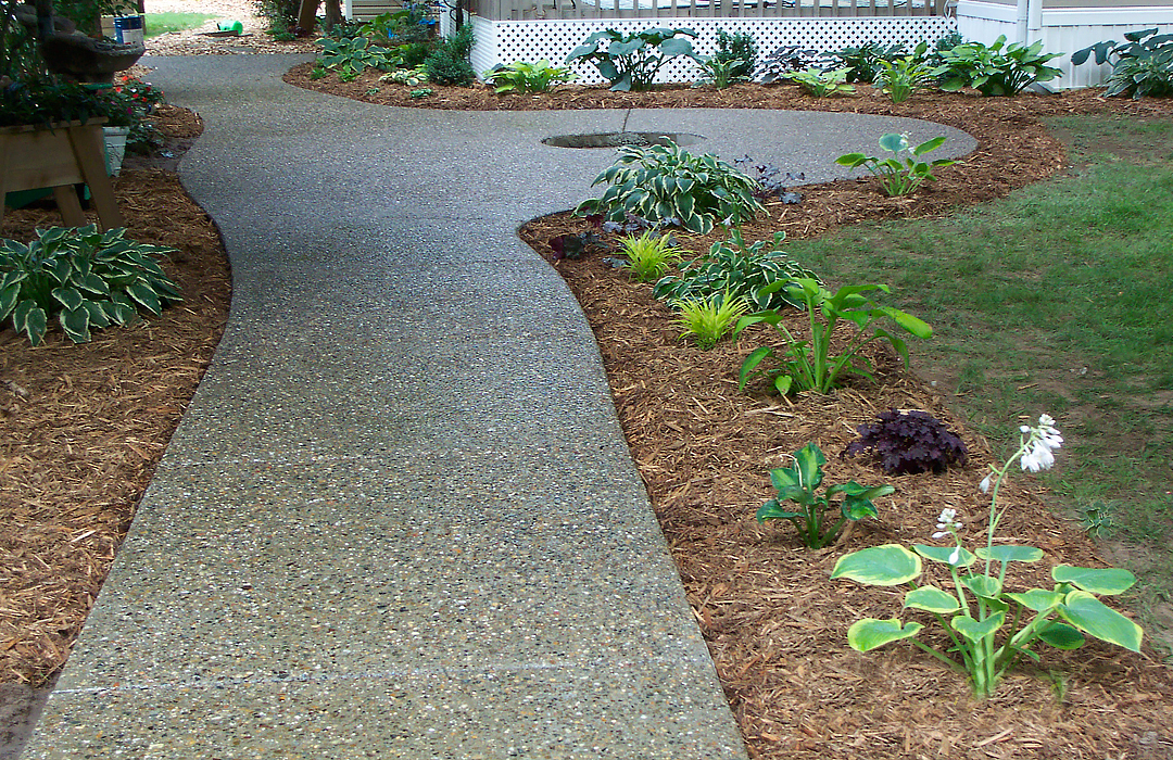 exposed aggregate by marc todd concrete  concrete contractor