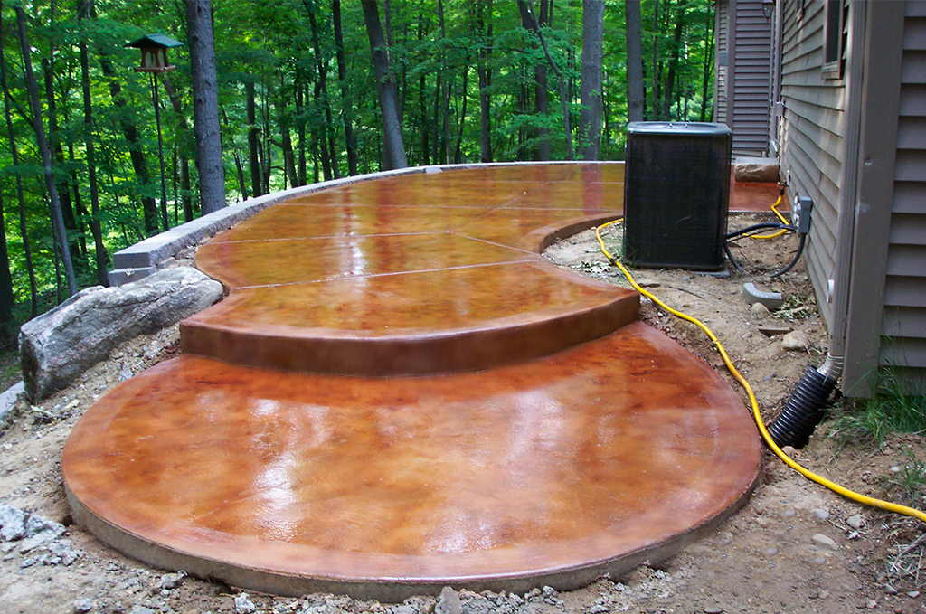 decorative colored concrete