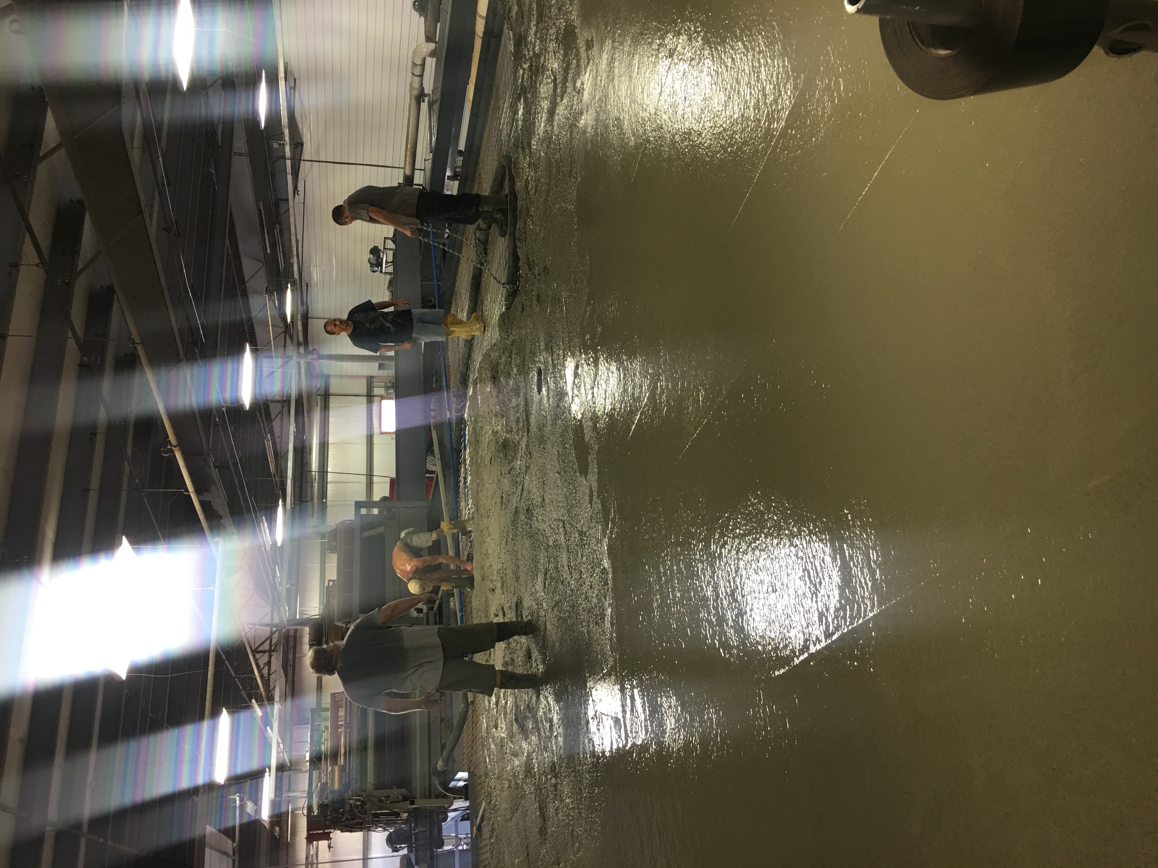 Factory concrete floor in Colon, Michigan