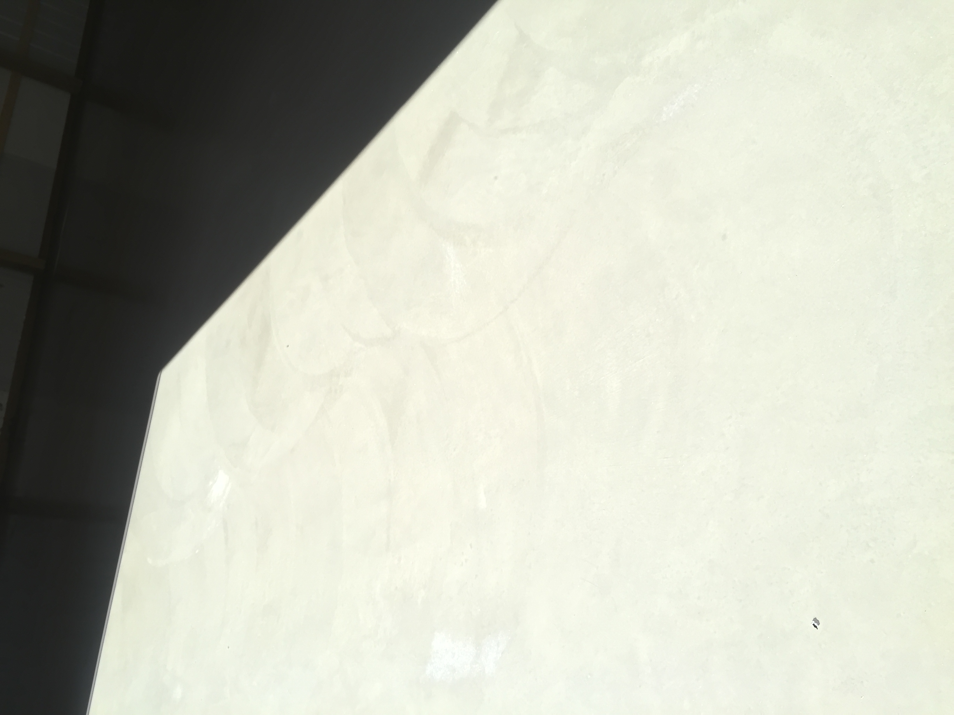 Close view of professionally finished concrete garage floor in Auburn Indiana